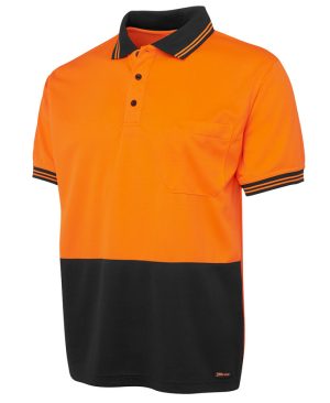 HI VIS S/S Traditional Polo