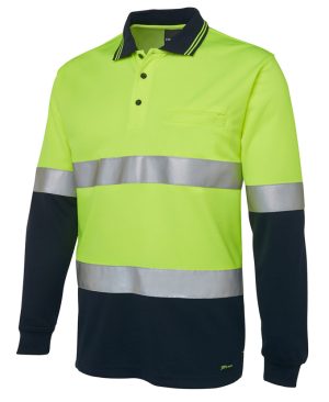 HI VIS L/S (D+N) Traditional Polo