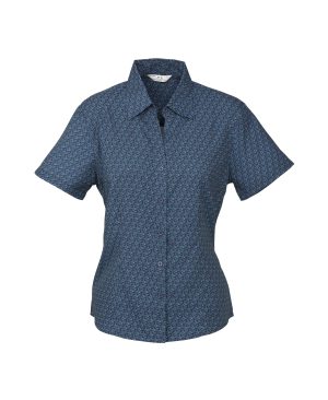 Ladies Printed Oasis Short Sleeve Shirt